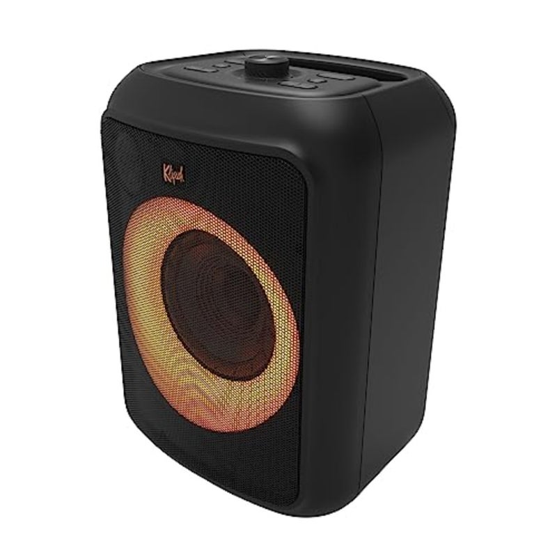 مكبر صوت Klipsch GIG XL Party مزود بميكروفون للمناسبات الخارجية، وجسم بلاستيكي ABS متين، ولمسة نهائية سوداء، وقوة ذروة 100 وات ومدخل ميكروفون مدمج - Image 1