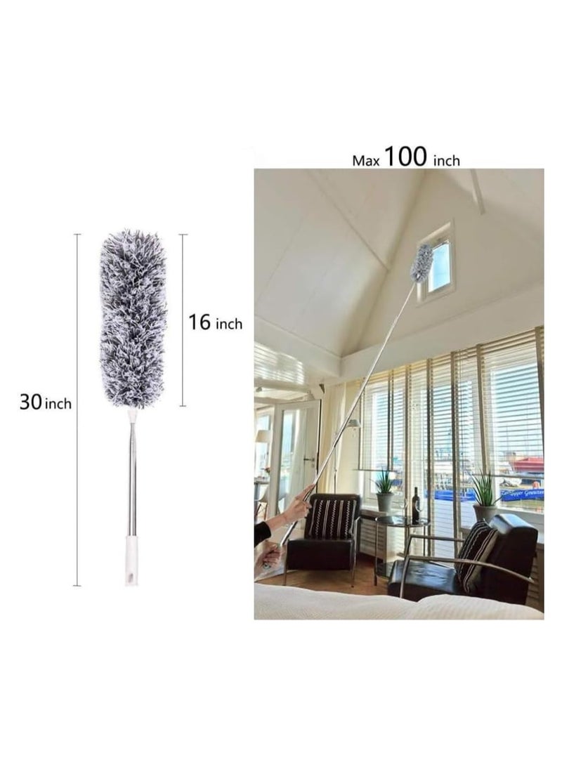 Generic Long Handle Dust Cleaning Brush – Lightweight Duster for High Places and Hard-to-Reach Corners – Soft and Durable Bristles - Image 2