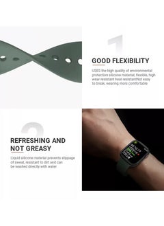 O Ozone [5 Pack] Sport Bands Apple Watch Series 10 | Ultra 2 | 8 Ultra | 9 | 8 | 7 | 6, 49/46/45/44/42mm , Soft Silicone Wristband smartwatch Strap  - Image 4