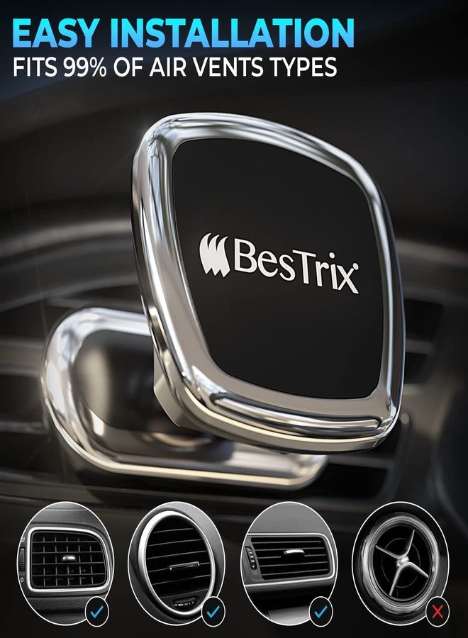 Bestrix Magnetic Phone Car Mount Magnetic Car Cell Phone Holder | Magnet Car Phone Holder Compatible with All Smartphones - Image 5