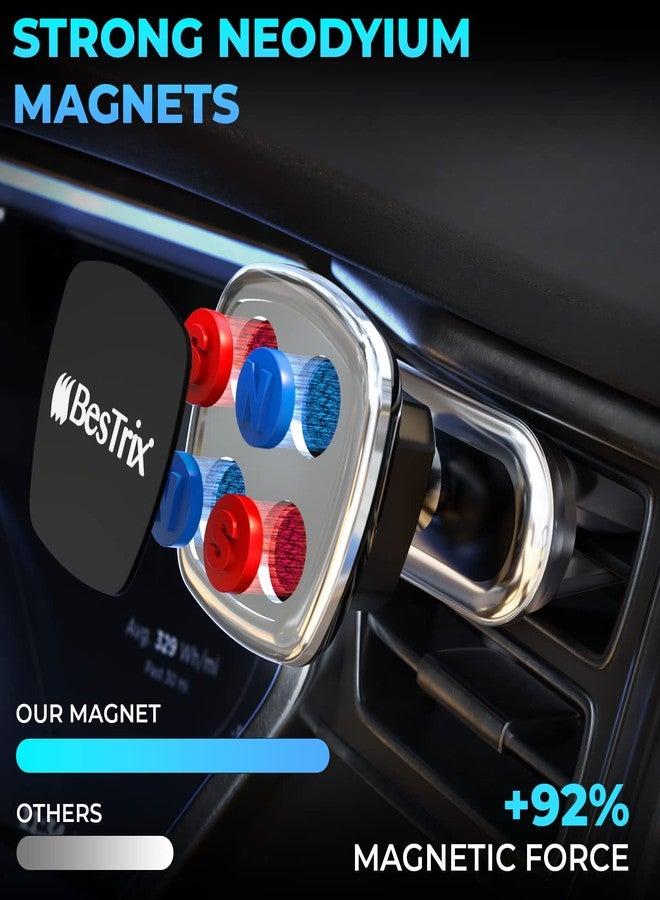 Bestrix Magnetic Phone Car Mount Magnetic Car Cell Phone Holder | Magnet Car Phone Holder Compatible with All Smartphones - Image 3