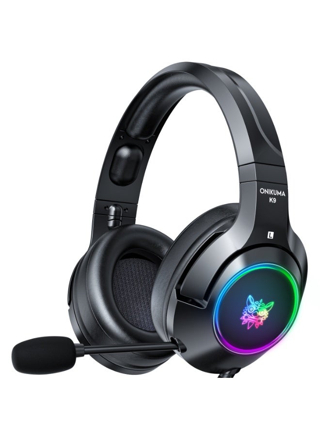 ONIKUMA K9 PC Gaming Headset with Mic and Volume Control Headphones Super Bass Stereo gaming E-sports headset For PC PS4 - Image 1