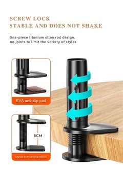 Fazza Cell Phone Clip on Stand Holder, Flexible Long Arms Gooseneck Clip Clamp Stand, Universal Cell Phone Holder, DIY Flexible Gooseneck Mounts with Multiple Function  - Image 3