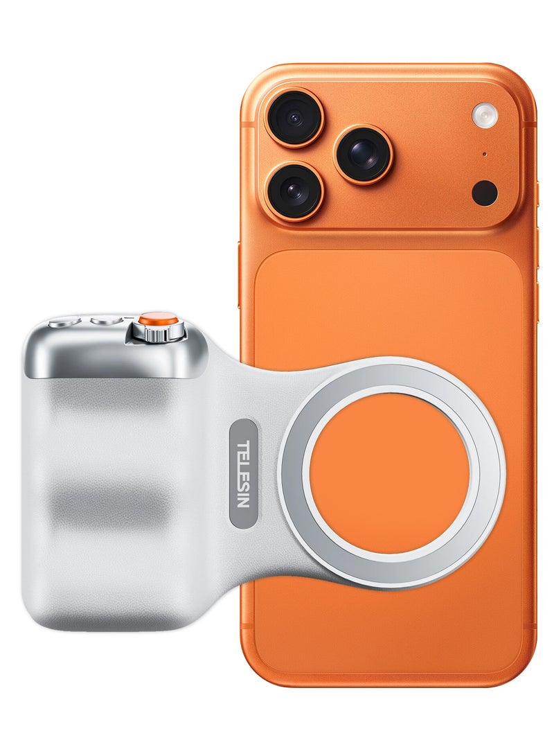 TELESIN قبضة مغناطيسية ممتعة 2 – قبضة كاميرا هاتف مغناطيسية مع جهاز تحكم بلوتوث لجهاز آيفون 17 برو ماكس - Image 1