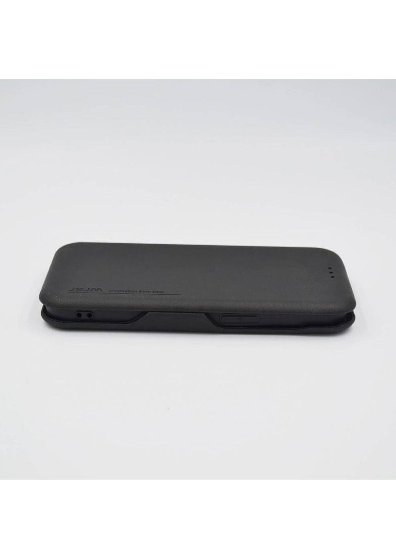 JSJM Protective Book Case Cover For One Plus NORD 2T Black - Image 2