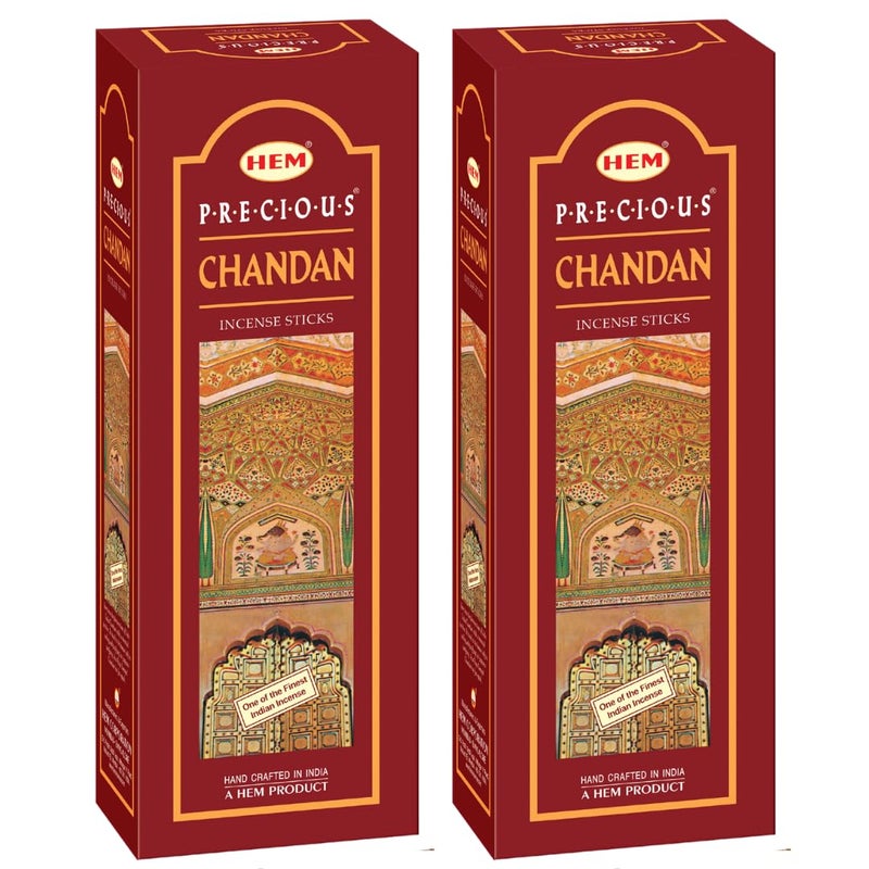 HEM عصي بخور هيم تشاندان برائحة للمنزل انتعاش صلاة طاقة إيجابية يوغا تأمل عنصر بوجا للاحتراق في المنزل 3540 دقيقة 120 عصا مصنوعة يدويًا دخان منخفض - Image 1