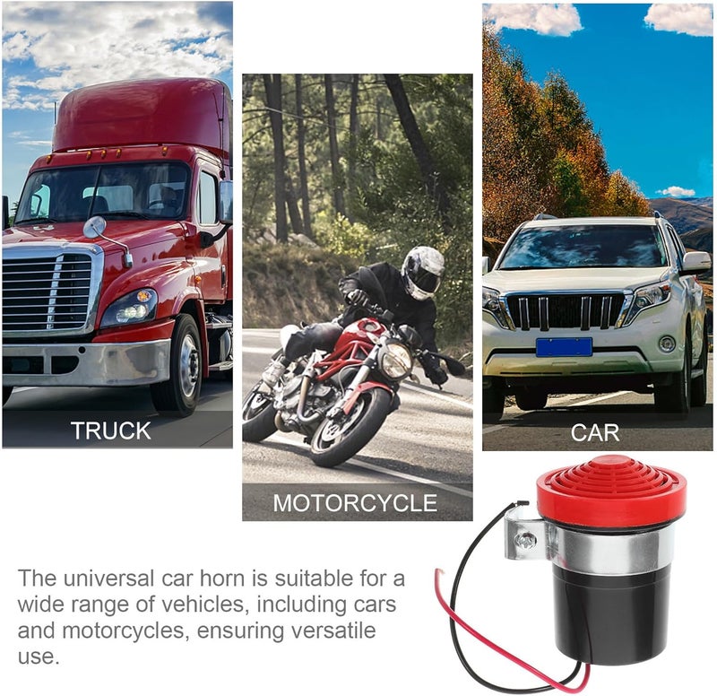 BESTonZON Universal 12v Truck Backup Alarm Reversing Alarm for Vehicles Commercial Trucks Warning Horn Electric Beeper for Car and Motorcycle Safety - Image 5