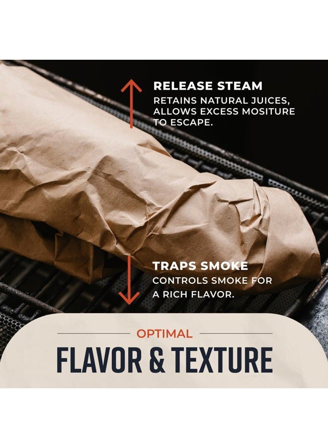 Bryco Goods Brown Kraft er Paper Roll - 18 Inch x 100 Feet (1200 Inch) - Food Grade Wrapping Paper for Smoking Meat of all Varieties – Unbleached, Unwaxed and Uncoated - Made in USA - Image 4