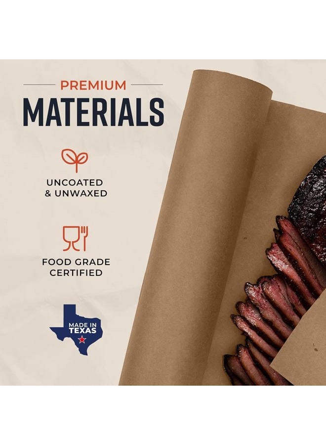 Bryco Goods Brown Kraft er Paper Roll - 18 Inch x 100 Feet (1200 Inch) - Food Grade Wrapping Paper for Smoking Meat of all Varieties – Unbleached, Unwaxed and Uncoated - Made in USA - Image 3