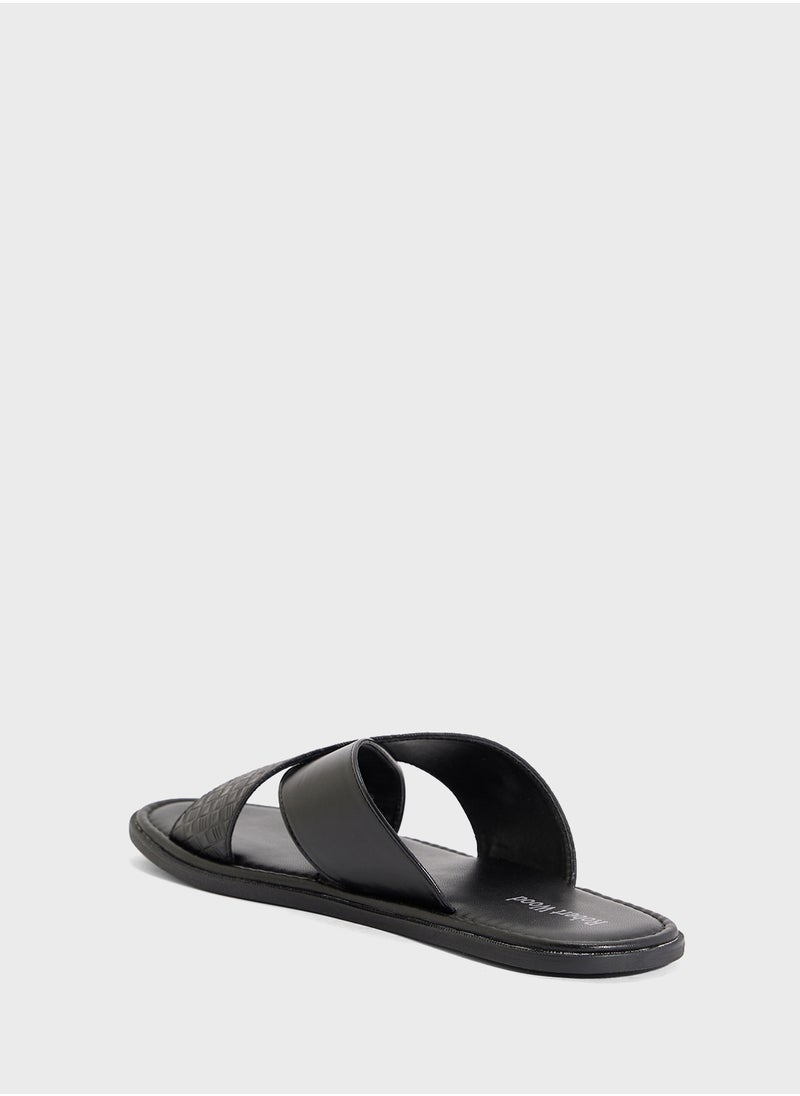 Robert Wood - Cross Strap Sandals - Image 1