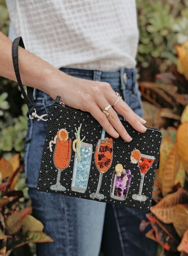 Bamboo Trading Company SHB628 Cocktail Mingle Club Bag, 7-inch Length, Multicolor - Image 2