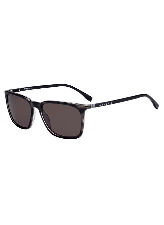 HUGO BOSS Men's UV Protection Square Sunglasses - Boss 0959/S/It Grey Hvn 56 - Lens Size 56 Mm 