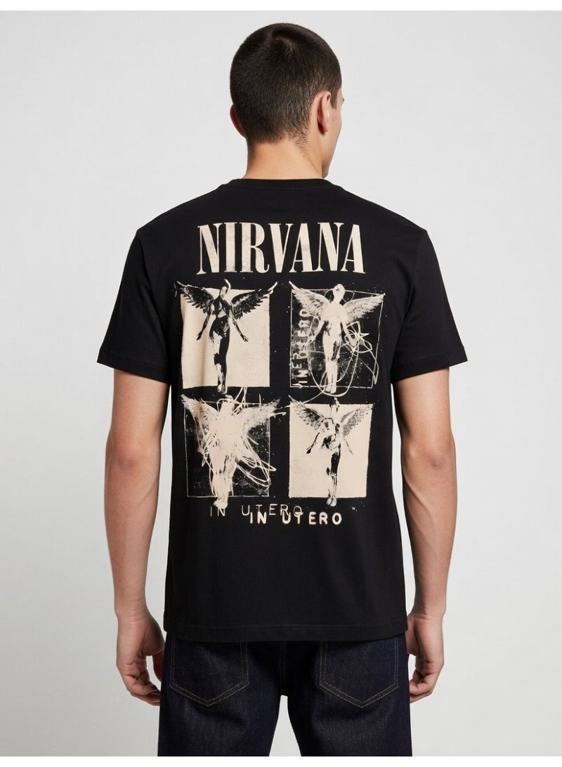Nirvana MENS T-SHIRT-RELAXED  BOXY  FIT‬ - Image 4