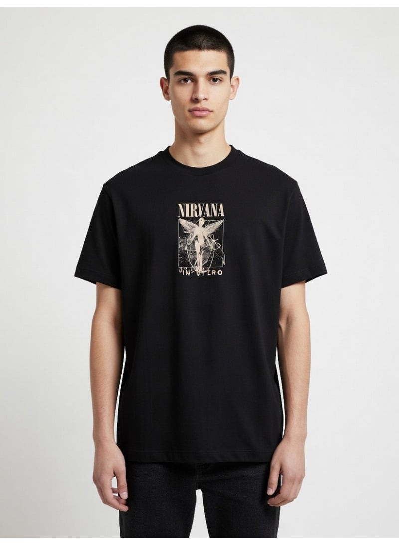 Nirvana MENS T-SHIRT-RELAXED  BOXY  FIT‬ - Image 2
