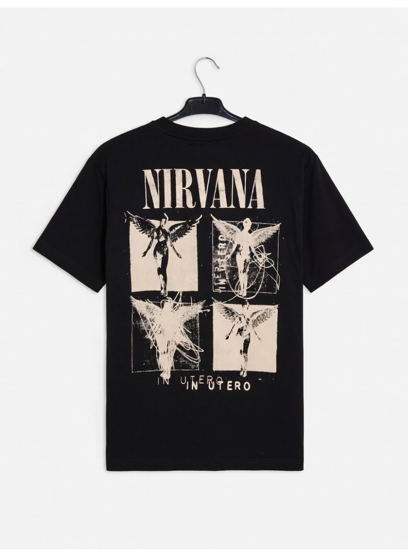 Nirvana MENS T-SHIRT-RELAXED  BOXY  FIT‬ - Image 3