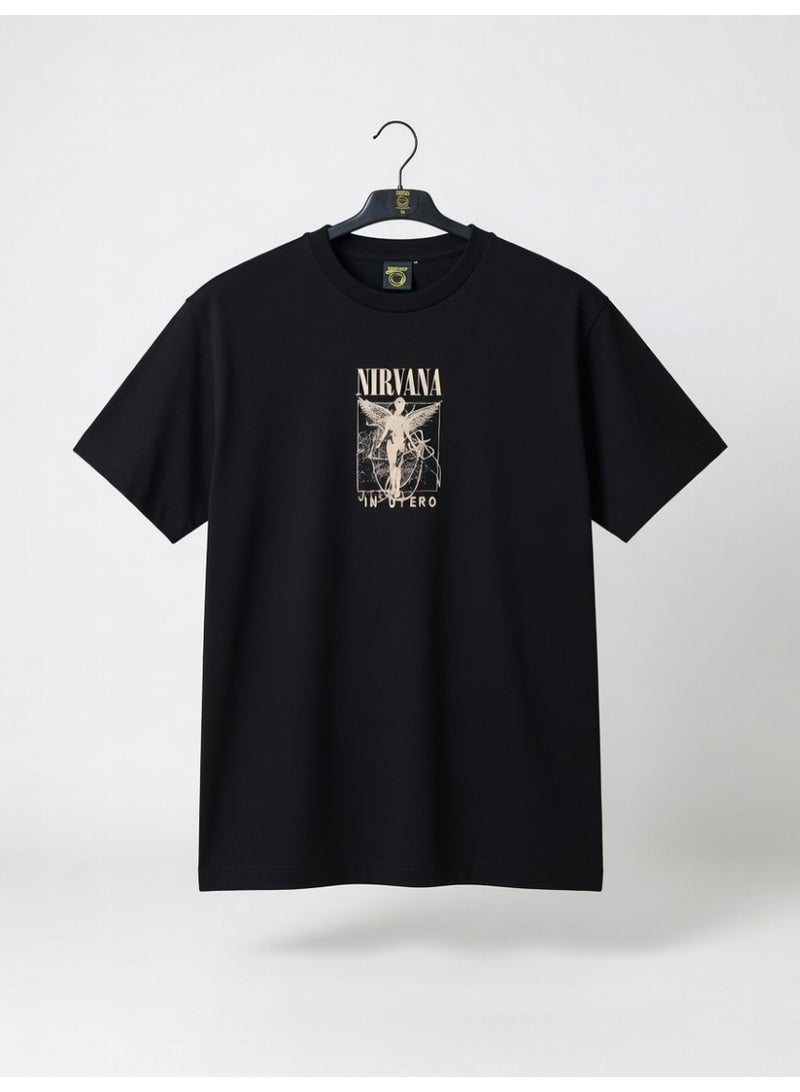 Nirvana MENS T-SHIRT-RELAXED  BOXY  FIT‬ - Image 1