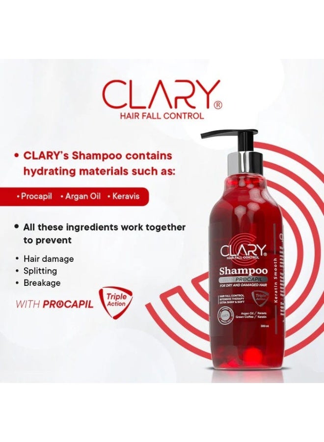 كلاري شامبو كلاري للتحكم في تساقط الشعر 300 مل - Image 3