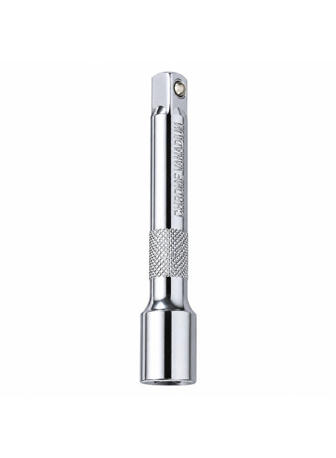 1/2 Inch Drive Socket Extension Bar, 5 Inch Chrome Vanadium Steel Male to Female Extension Tool for Ratchet, Breaker Bar, Car Repair & Workshop - Image 1