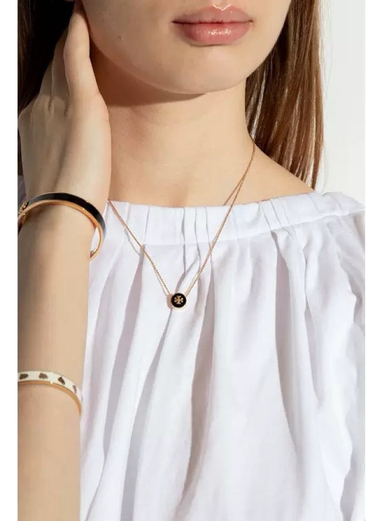 TB Tory Burch Women's Enamel necklace with Gift Box - Image 2