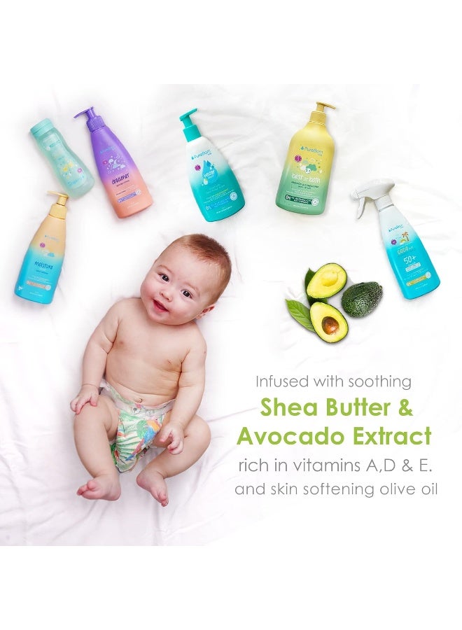 PureBorn بلسم استعادة رطوبة الأطفال مع مستخلص العسل والأفوكادو - Image 4