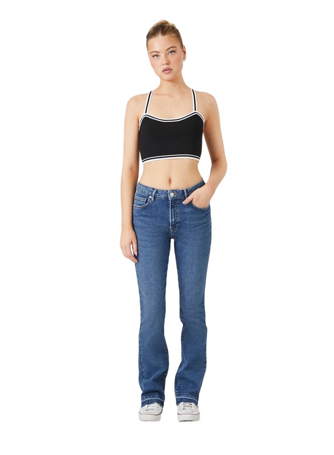 FOREVER 21 High-Rise Bootcut Jeans - Image 1