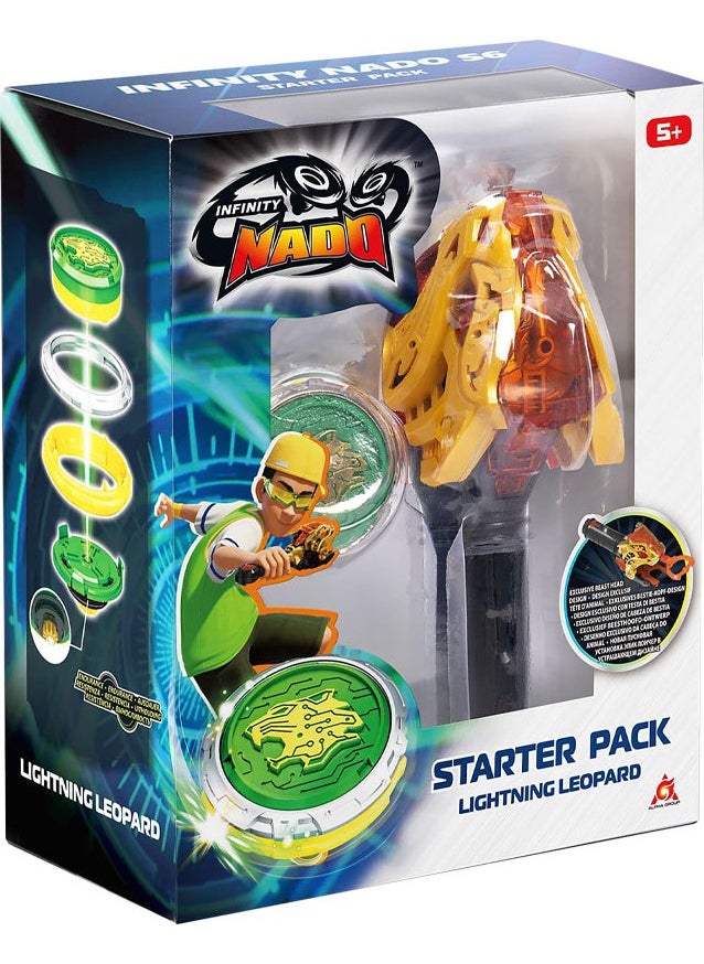 Infinity Nado - Starter Pack Lightning Leopard - Image 1