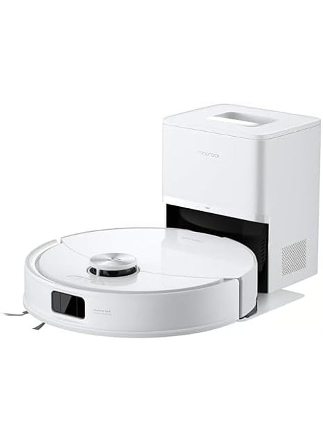 roborock S8 Pro+ Robot Vacuum and Mop, 10,000Pa Suction, Self-Emptying Dock, Sonic Mopping, Dual Anti-Tangle Brush, Reactive 3D Obstacle Avoidance, Auto Mop Lifting, Multi-Level Mapping, App & Voice Control, White - Image 1