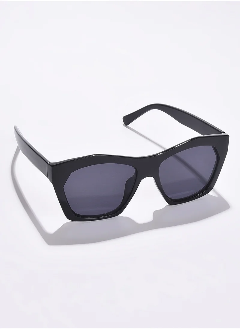صوص هاوت Black Lens Black Butterfly Sunglasses