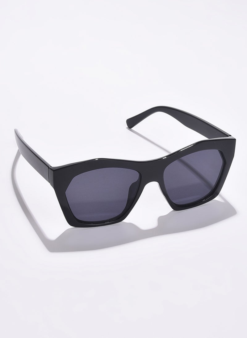 Haute Sauce Black Lens Black Butterfly Sunglasses  - Image 1