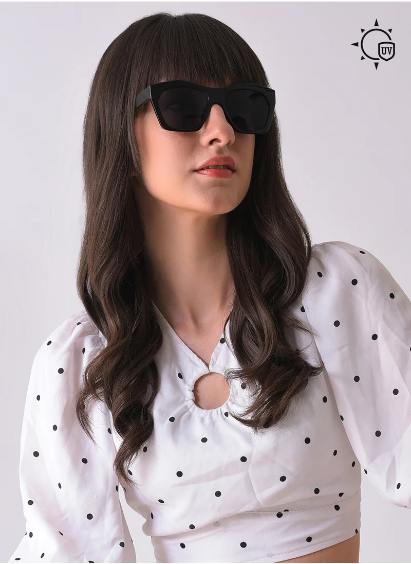 صوص هاوت Black Lens Black Butterfly Sunglasses