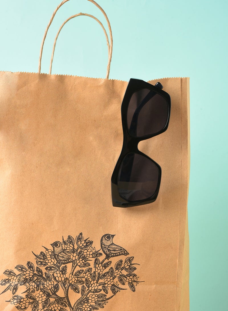 Haute Sauce Black Lens Black Butterfly Sunglasses  - Image 3