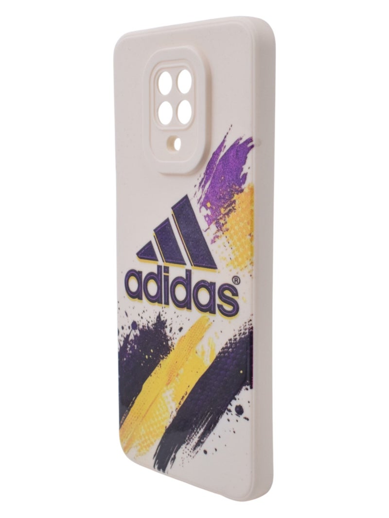 Adidas Plastic Back Cover For Xiaomi Redmi Note 9 Pro - Multicolour - Image 3