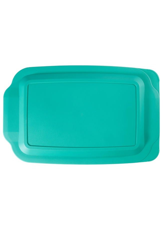 MRX Solutions Replacement Lid fits Pyrex 9x13 233 Glass Casserole Baking Dish Container with Tab Handles, for 3-Quart Model 233-PC (Turquoise) - Image 1