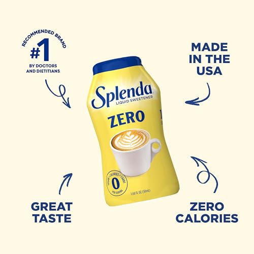 SPLENDA LIQUID Zero Calorie Sweetener drops, 1.68 Ounce Bottle (Pack of 3) - Image 5