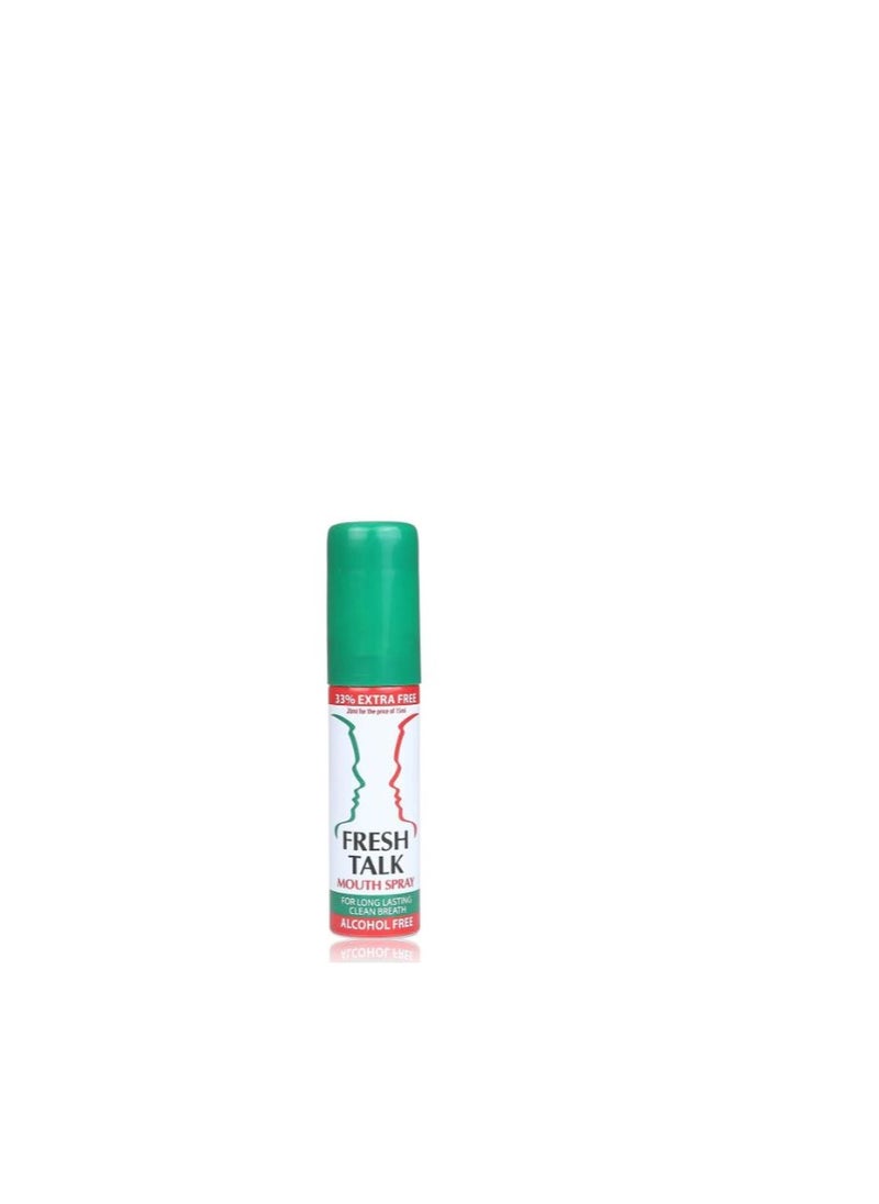 fresh talk - Fresh Breath Mouth Spray Peppermint 18ml - Image 1