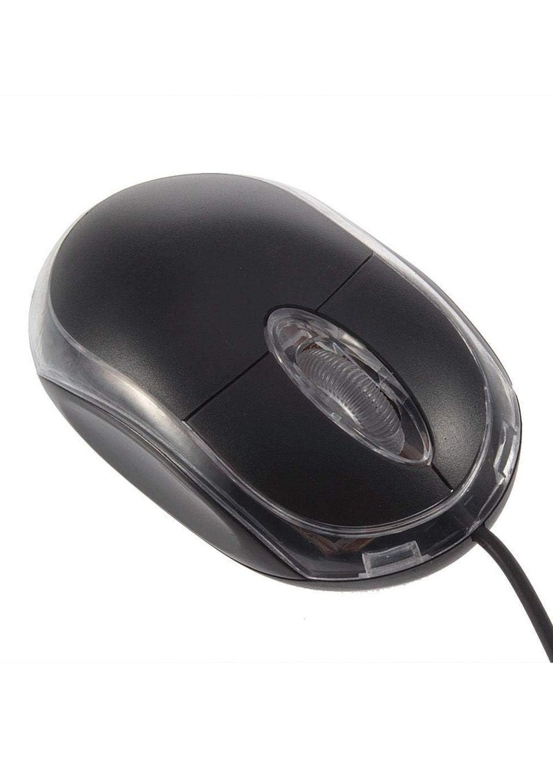 Wired Mouse USB 2.0 Wired Mini Wheel Scroll Optical LED Mice Mouse For Laptop PC Windows 7 8  - Image 2
