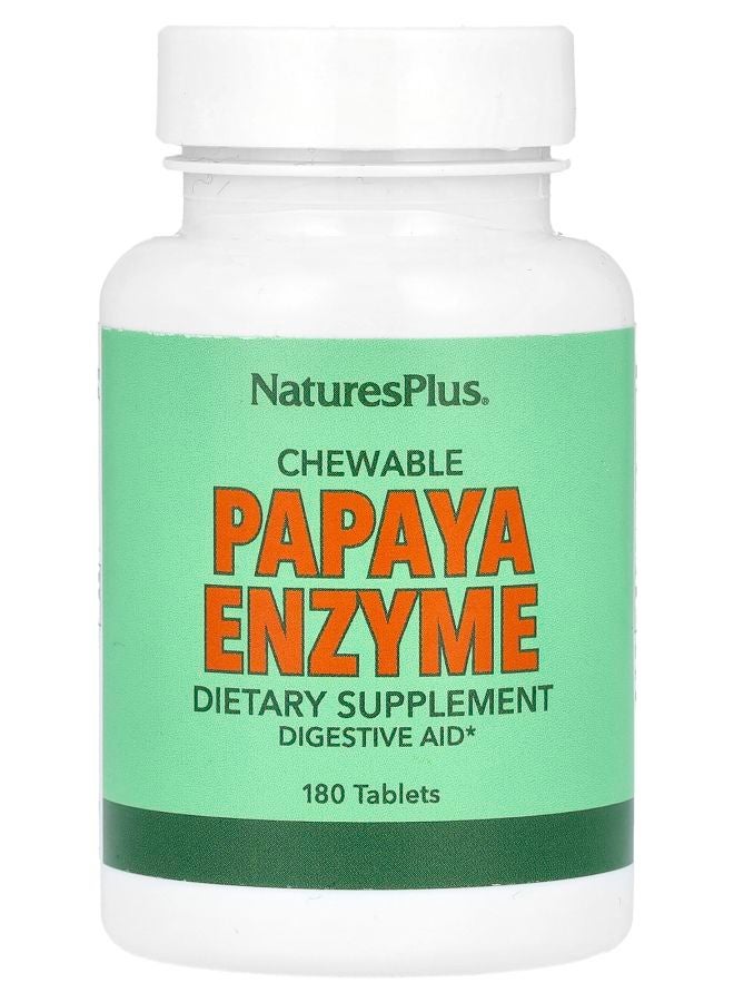 Chewable Papaya Enzyme Supplement 180 Tablets
