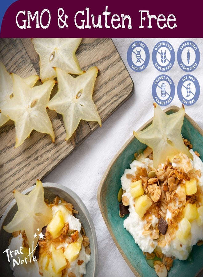 True North Granola - First Date Granola, Maple Pecan, Rich in Protein, Low Sugar, Gluten Free, Vegan, Non-GMO, Bulk Bag, 5 lb. - Image 4