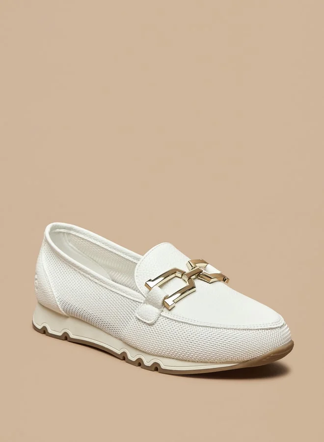 Celeste Women's Slip-On Shoes with Metallic Accent