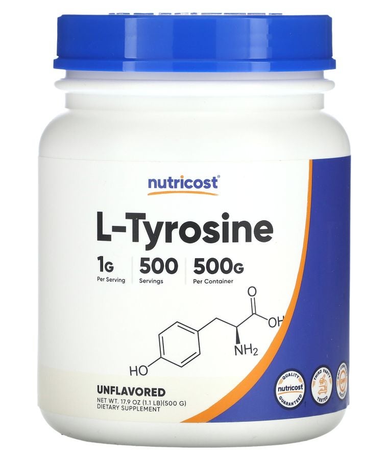 L-Tyrosine Unflavored 17.9 oz (500 g)