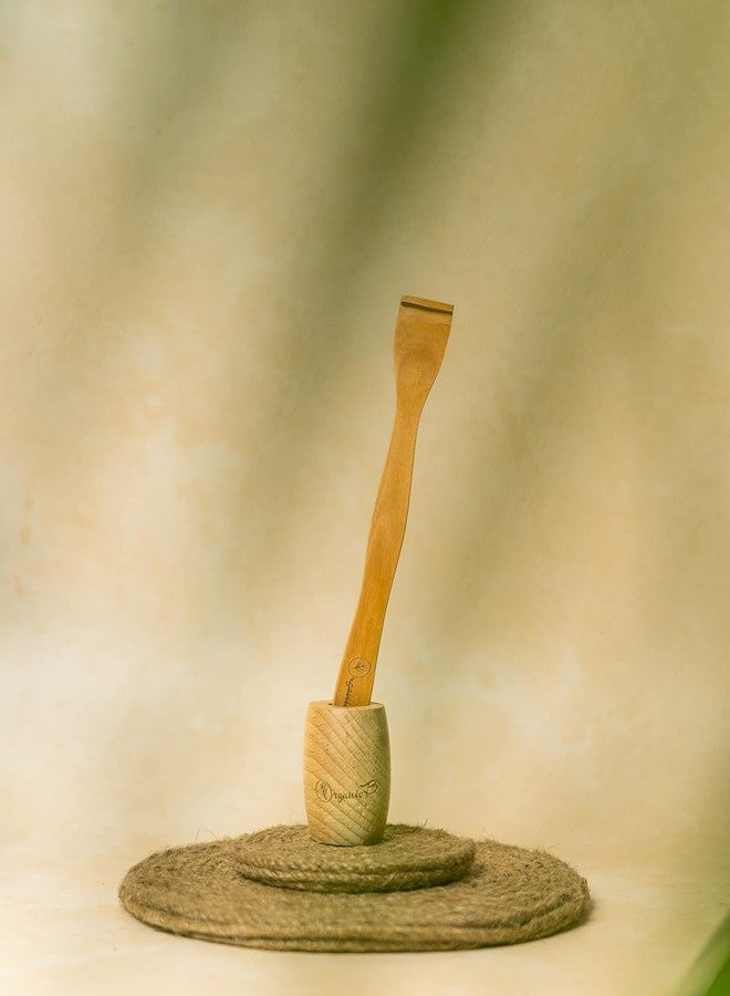 Organic B Neem Wood Tongue Scraper | Tongue Cleaner | Pack of 4 - Image 5