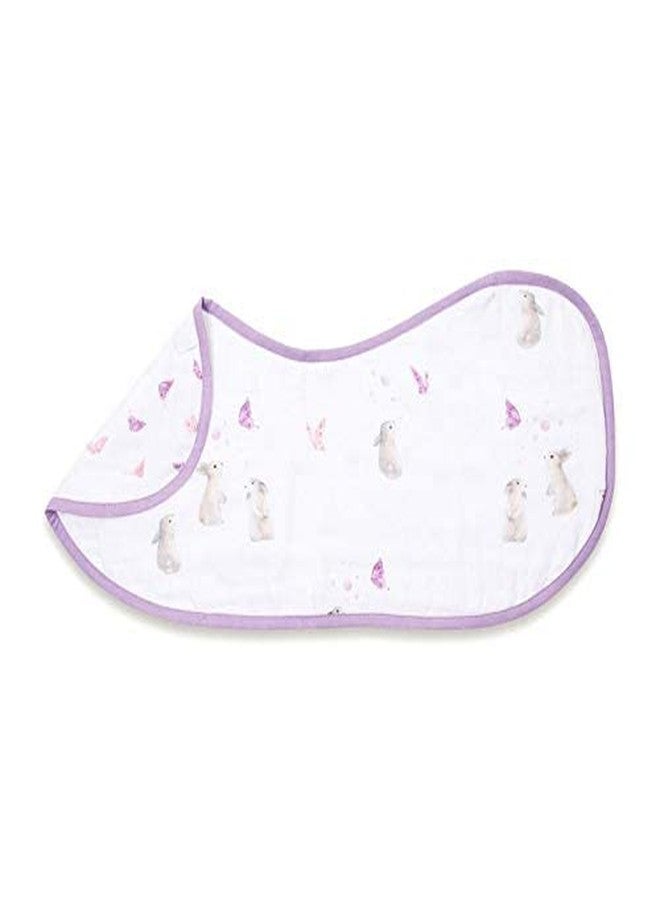 Masilo Organic Cotton Muslin Burp & Bibs Toddlers Cloth Gift Set for Newborn Baby, Pack of 1 - Bunny Butterfly - Image 2