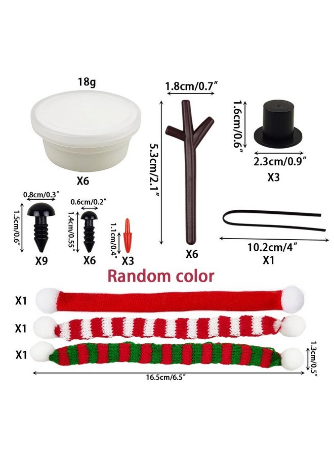 QINGQIU Diy Your Own Snowman Kit Molding Clay Build A Snowman Crafts Toy For Kids Boys Girls Christmas Stocking Stuffers Gifts - Image 2