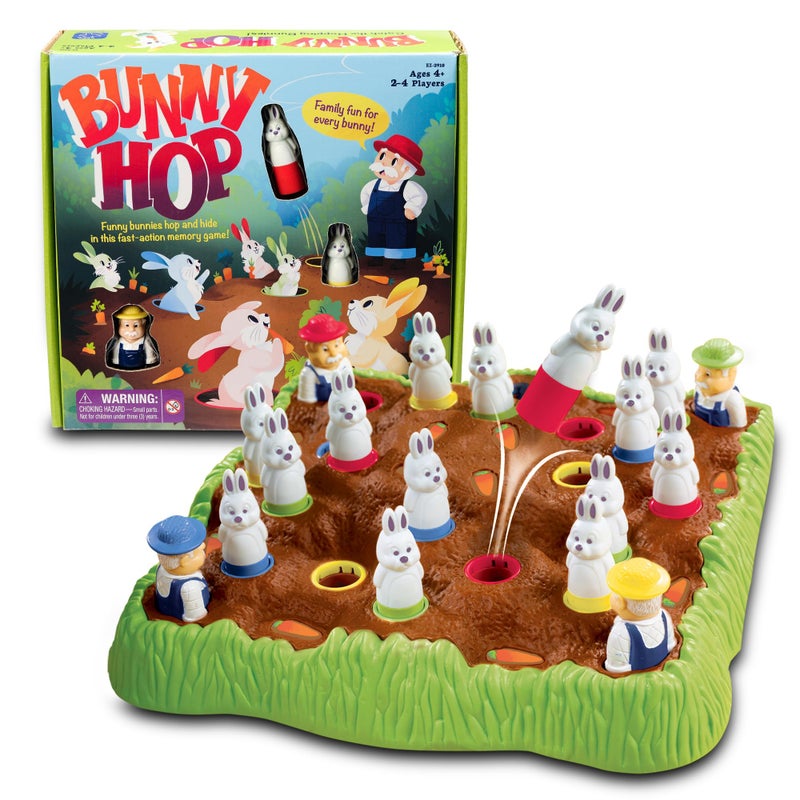 Educational Insights Bunny Hop Memory  Color Recognition Preschool  Toddler Game 24 Players Gift for Kids Ages 4 - Image 3