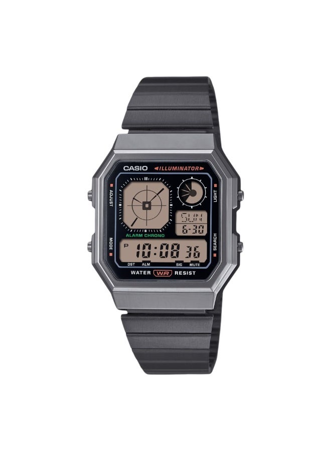 Casio Vintage Watch A130WEGG-1ADF Black - Image 1