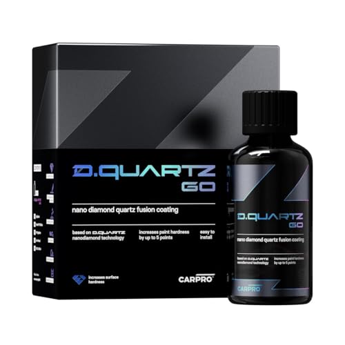 CARPRO DQUARTZ GO Nano Diamond Quartz Fusion Coating: Ceramic Coating for Cars, Professional-Grade Coating in DIY Package, Increase Surface Hardness - (50ml Kit) - Image 1