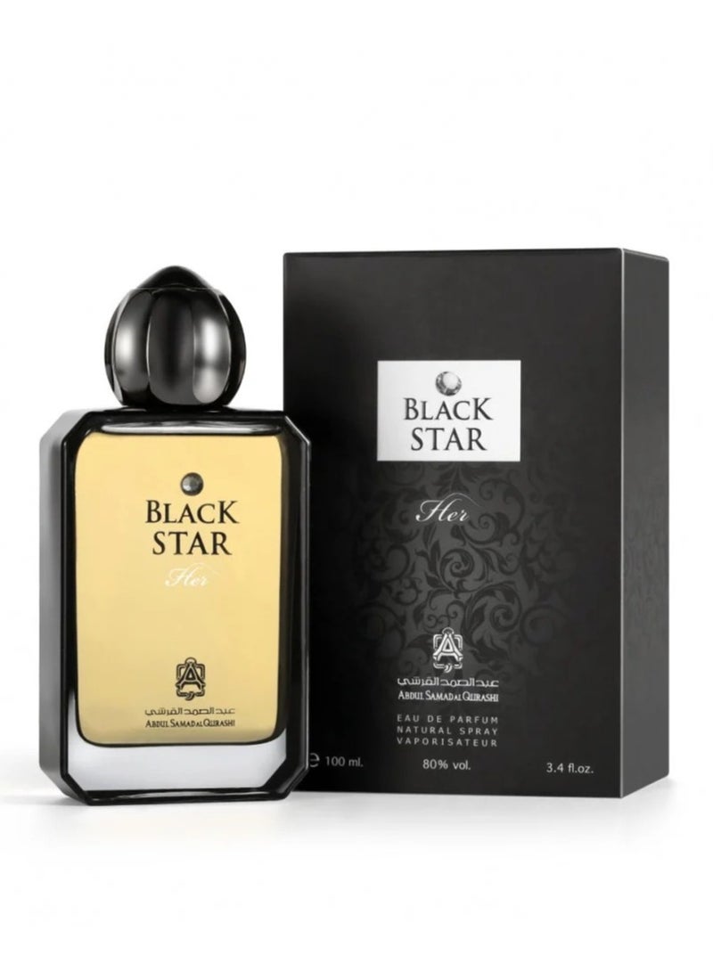 عبد الصمد القرشي  بلاك ستار نسائي 100مل - Image 1
