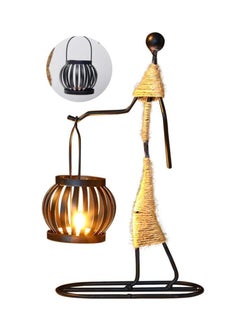 ARNOTEC Metal Candle Holder Abstract Character Candlestick Decorative Handmade Candlestick Vintage Candle Stand for Wedding Home Coffee Shop Table Decoration Art Gift  - Image 2