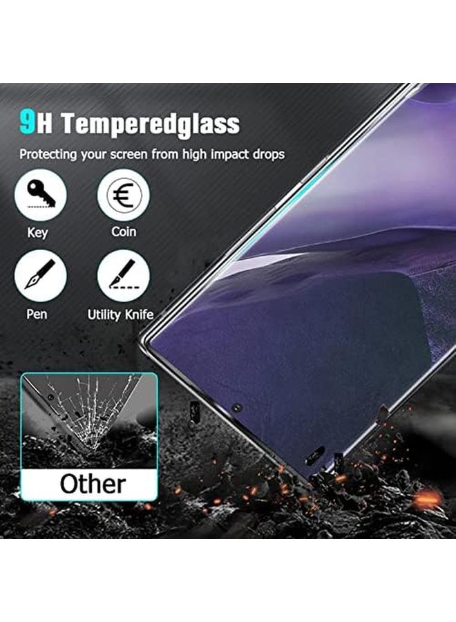erorex Glass Screen Protector For Samsung Note 20 Ultra Screen Replacement Protector Film For Galaxy Note 20 Ultra Uv 3 Pieces - Image 3