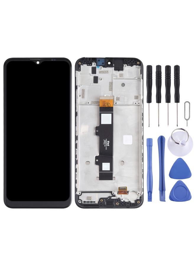 erorex Replacement TFT LCD Screen for Motorola Moto G20 XT2128-1 XT2128-2 Digitizer Full Assembly with Frame Black  - Image 2